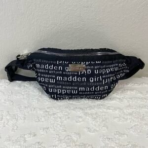 MADDEN GIRL Nylon Fanny Pack Hip Bag Waist Bag Belt Bag Unisex Bkl Sz OS Sporty